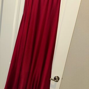 Vici Vibrant Red Maxi Skirt